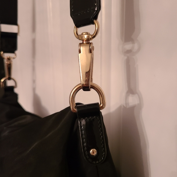 KATE SPADE  nylon/patent leather flap purse (double sections) - Picture 10 of 14